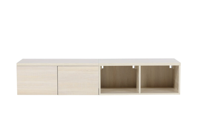 Jarn tv-meubel - 180 x 45 cm - Whitewash - TV-meubels - Rebellenclub