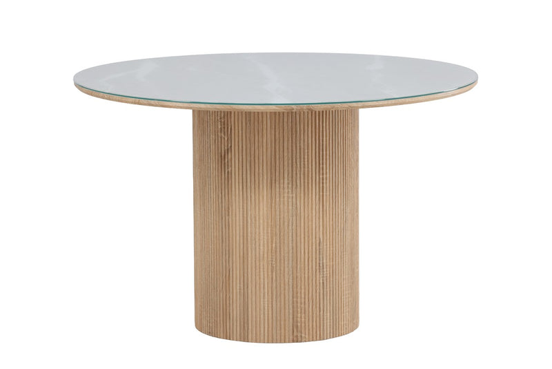 Junon Eetkamertafel - ⌀120cm - Wit