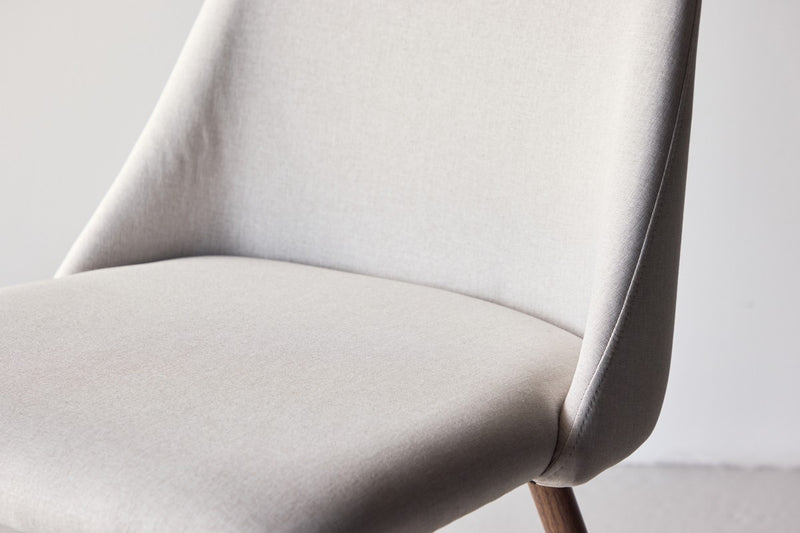 Kangasala Eetkamerstoel - Set van 2 - Beige Linnen - Eetkamerstoelen - Rebellenclub