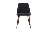 Kangasala Eetkamerstoel - Set van 2 - Zwart Linnen - Eetkamerstoelen - Rebellenclub