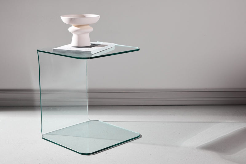 Laurino Sidetable - 45x45cm - Transparant
