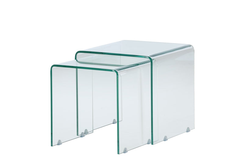 Laurino Sidetable - Set van 2 - Transparant