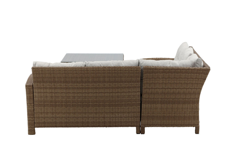 Lembe Hoekloungeset - Bruin Beige - Loungesets - Rebellenclub