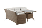 Lembe Hoekloungeset - Bruin Beige - Loungesets - Rebellenclub