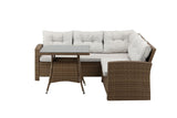 Lembe Hoekloungeset - Bruin Beige - Loungesets - Rebellenclub