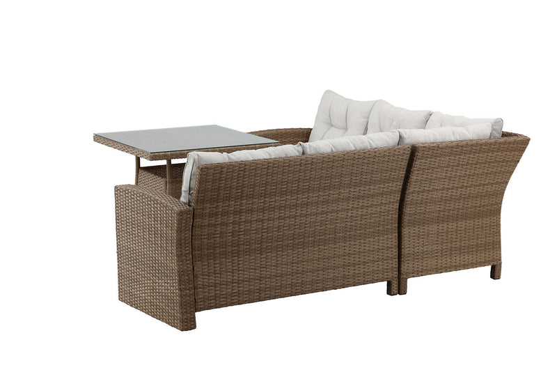 Lembe Hoekloungeset - Bruin Beige - Loungesets - Rebellenclub