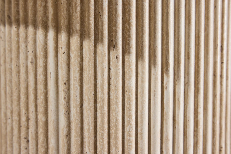 Leto Bijzettafel - ø60 cm- Travertinlook -  - Rebellenclub