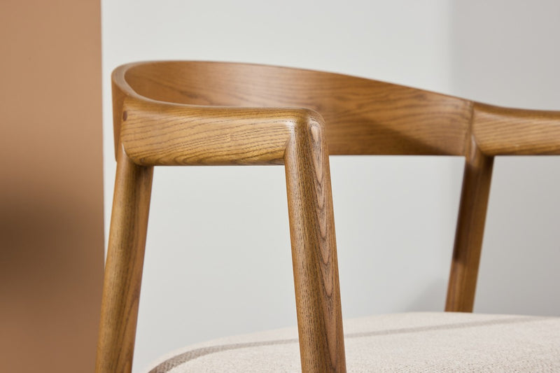 Loima Eetkamerstoel - Set van 2 - Gerookt eiken - Eetkamerstoelen - Rebellenclub