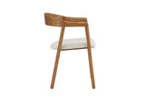 Loima Eetkamerstoel - Set van 2 - Gerookt eiken - Eetkamerstoelen - Rebellenclub