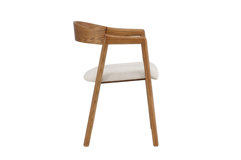 Loima Eetkamerstoel - Set van 2 - Gerookt eiken - Eetkamerstoelen - Rebellenclub