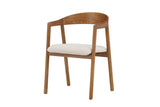 Loima Eetkamerstoel - Set van 2 - Gerookt eiken - Eetkamerstoelen - Rebellenclub