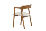 Loima Eetkamerstoel - Set van 2 - Gerookt eiken - Eetkamerstoelen - Rebellenclub