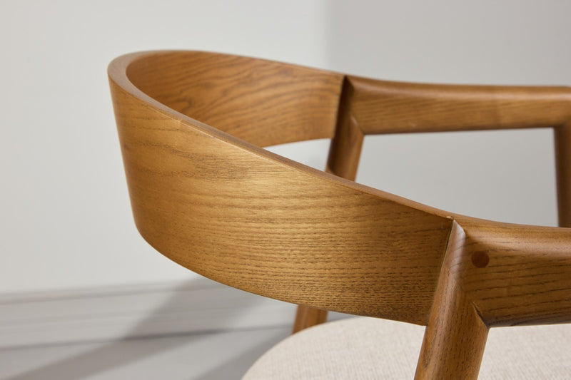 Loima Eetkamerstoel - Set van 2 - Gerookt eiken - Eetkamerstoelen - Rebellenclub