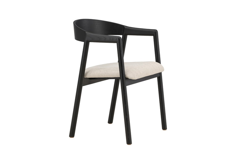 Loima Eetkamerstoel - Set van 2 - Zwart - Eetkamerstoelen - Rebellenclub