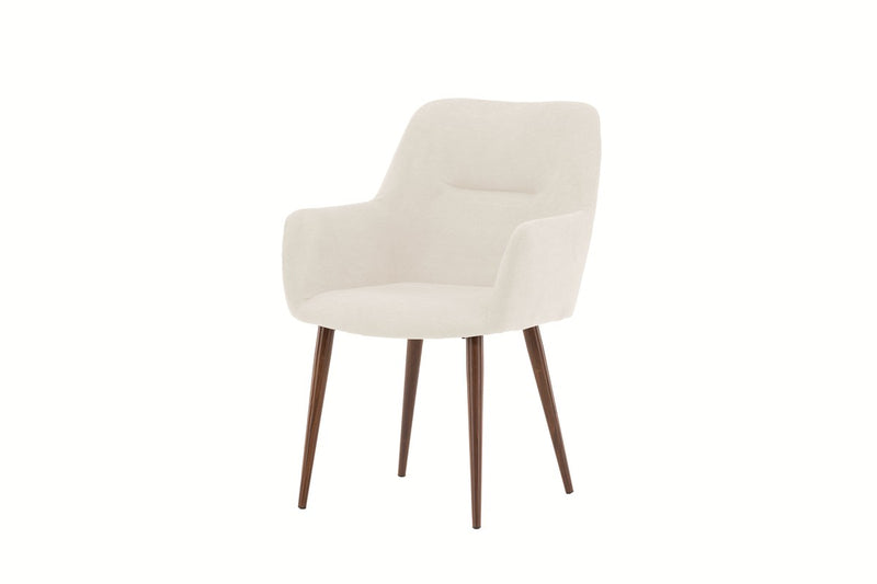 Lorelle Eetkamerstoel - 64x87x58cm - Beige