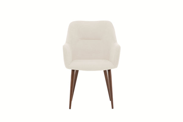 Lorelle Eetkamerstoel - 64x87x58cm - Beige