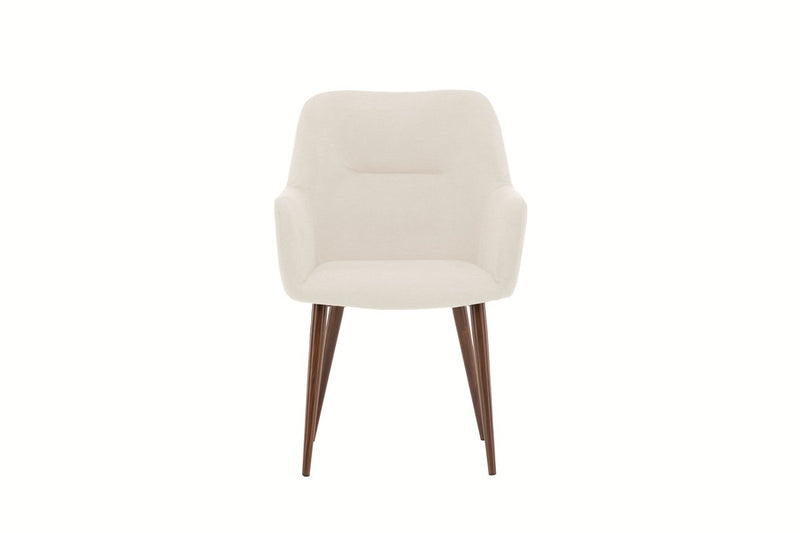 Lorelle Eetkamerstoel - 64x87x58cm - Beige