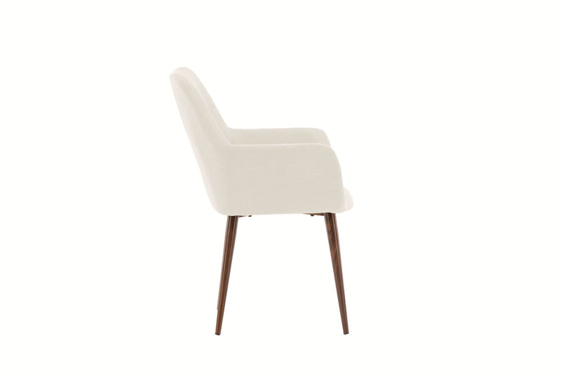 Lorelle Eetkamerstoel - 64x87x58cm - Beige