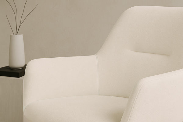 Lorelle Eetkamerstoel - 64x87x58cm - Beige