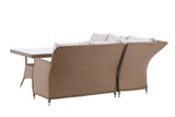 Lotus Hoekloungeset - Beige - Loungesets - Rebellenclub