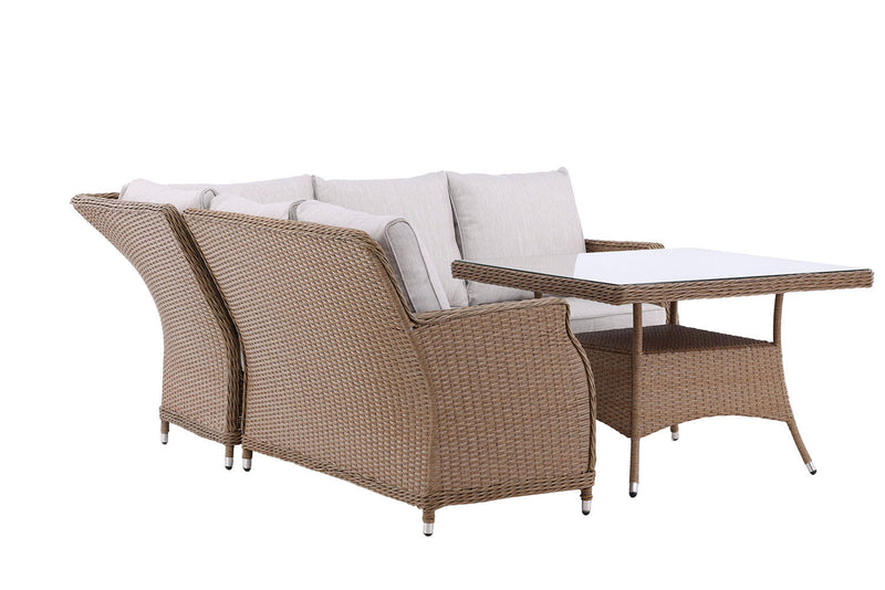 Lotus Hoekloungeset - Beige - Loungesets - Rebellenclub