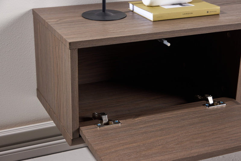 Luis TV-Meubel - 100 x 35 cm - Bruin -  - Rebellenclub