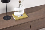 Luis TV-Meubel - 100 x 35 cm - Bruin -  - Rebellenclub