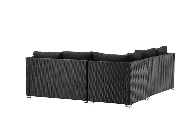 Lupin Hoekloungeset - Zwart - Loungesets - Rebellenclub