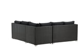 Lupin Hoekloungeset - Zwart - Loungesets - Rebellenclub