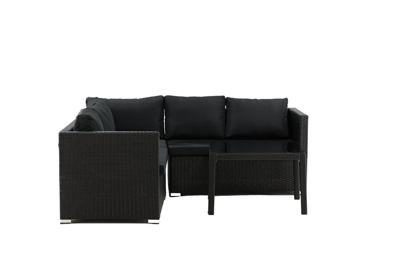 Lupin Hoekloungeset - Zwart - Loungesets - Rebellenclub