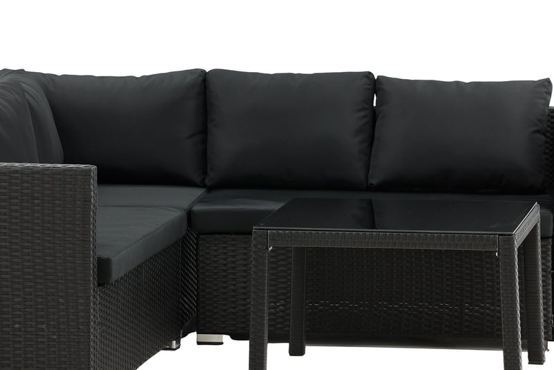 Lupin Hoekloungeset - Zwart - Loungesets - Rebellenclub