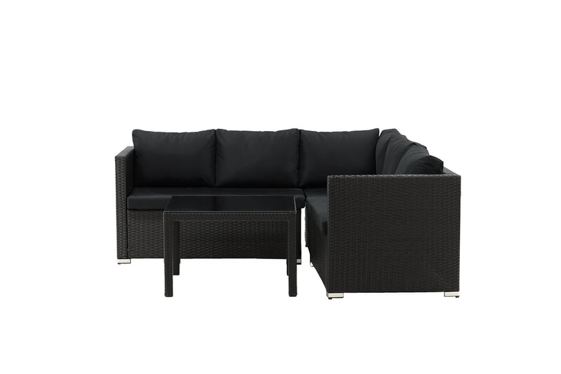 Lupin Hoekloungeset - Zwart - Loungesets - Rebellenclub