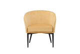 Minerva Fauteuil - Geel Velours