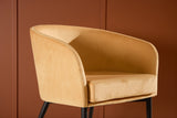 Minerva Fauteuil - Geel Velours