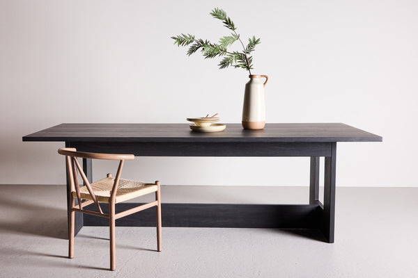 Neko Eetkamertafel - 235 x 100 cm - Zwart