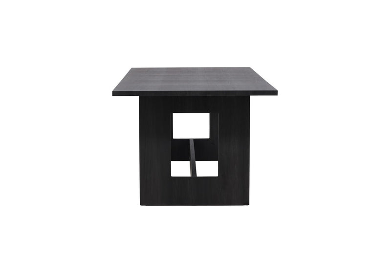 Neko Eetkamertafel - 235 x 100 cm - Zwart - Eetkamertafels - Rebellenclub