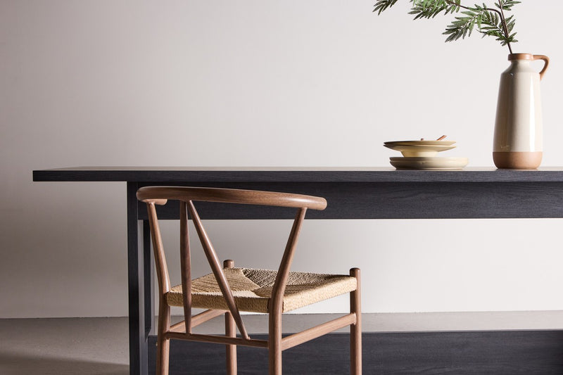 Neko Eetkamertafel - 235 x 100 cm - Zwart - Eetkamertafels - Rebellenclub
