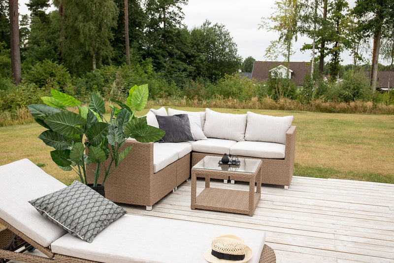 Orion Hoekloungeset - Naturel - Loungesets - Rebellenclub