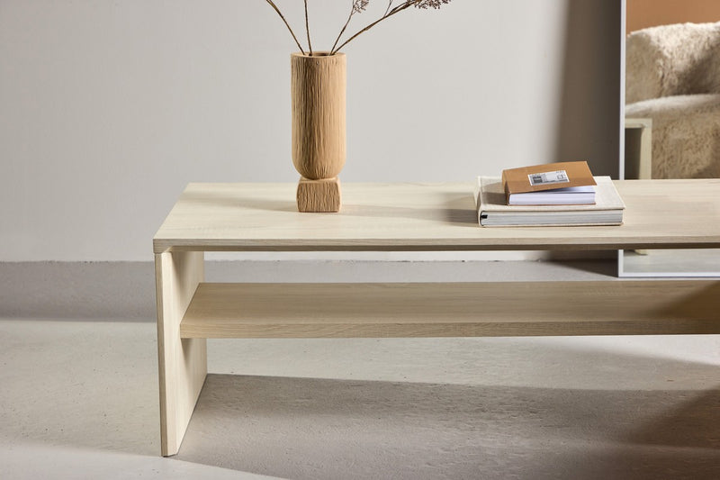 Ornella Salontafel - 110 x 50 cm - Whitewash -  - Rebellenclub