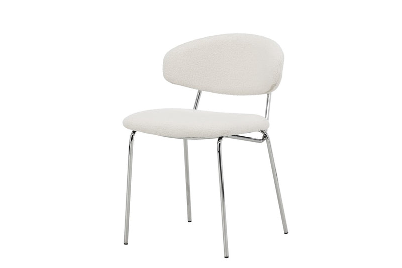 Otti Eetkamerstoel - Set van 2 - Wit - Eetkamerstoelen - Rebellenclub