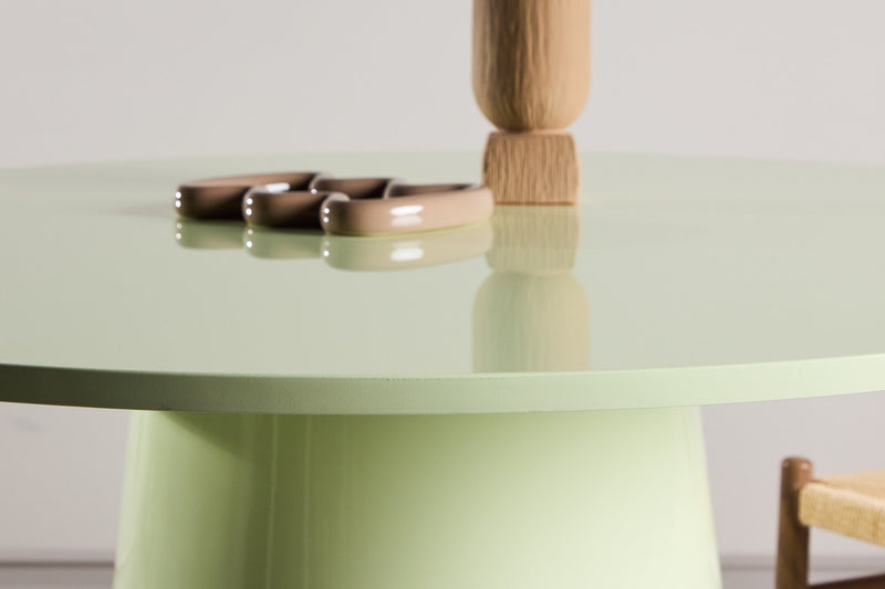 Oulu Eetkamertafel - Ø120cm - Lichtgroen