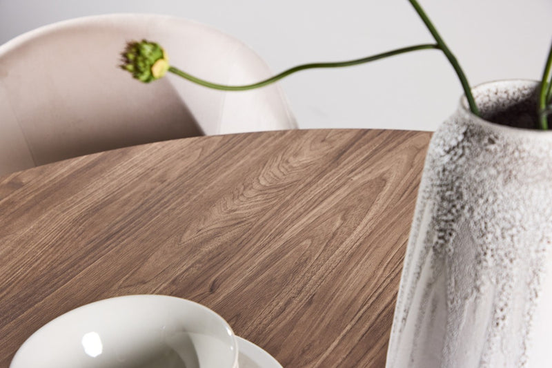 Oulu Eetkamertafel - ø150 cm - Bruin -  - Rebellenclub