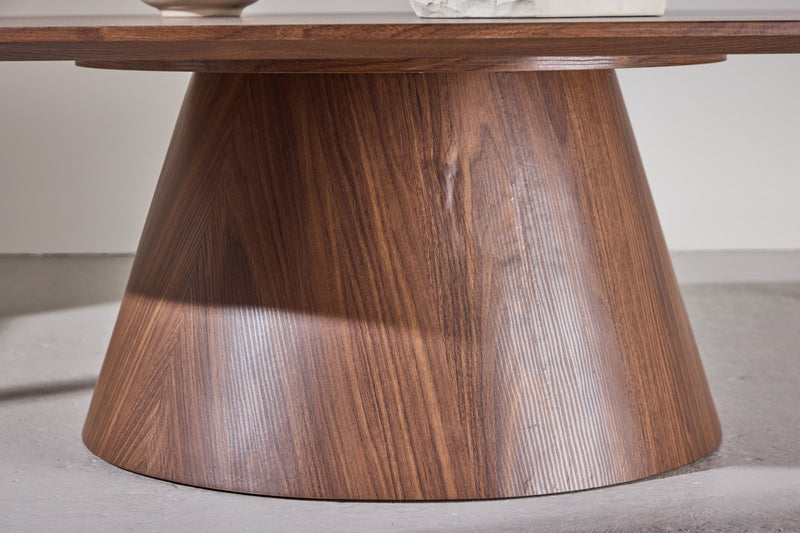 Oulu Salontafel - ø120 cm - Donkerbruin -  - Rebellenclub