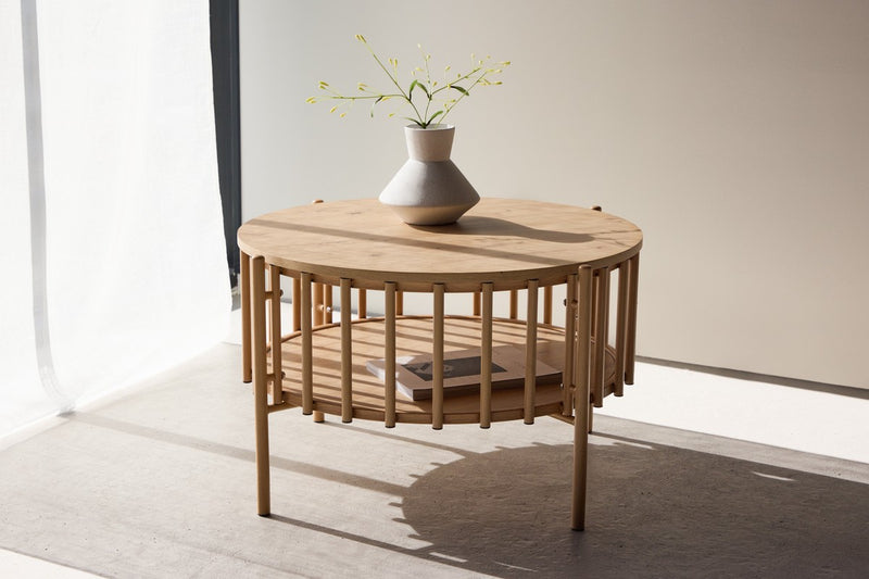 Rune Salontafel - ø80 cm - Naturel - Salontafels - Rebellenclub