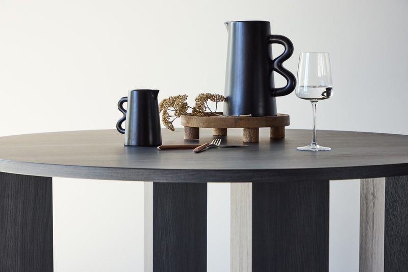 Serap Eetkamertafel - ø120 cm - Zwart - Eetkamertafels - Rebellenclub