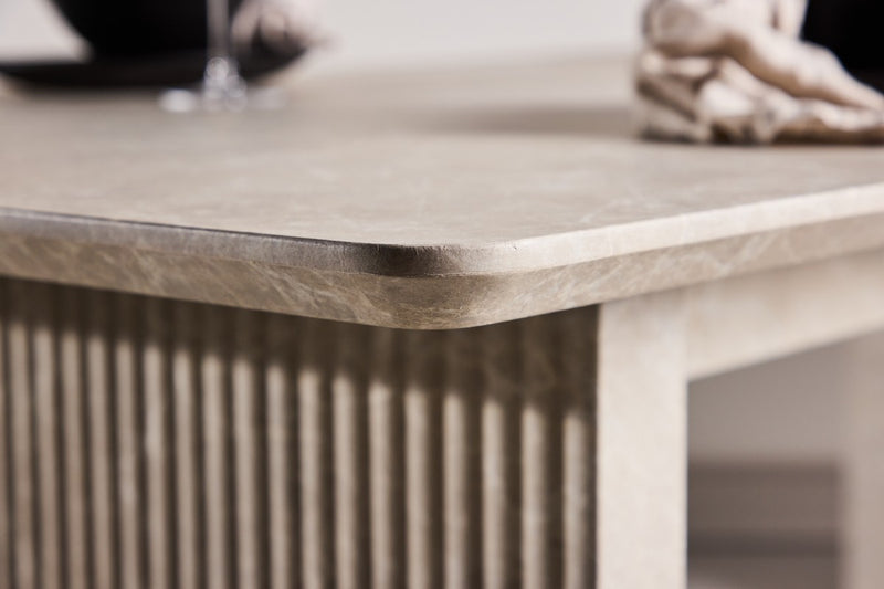 Signa Eetkamertafel - 200x100cm - Beige