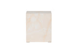 Tusani Salontafel - 40 x 40 cm - Beige Marmerlook - Salontafels - Rebellenclub