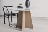 Vonge Eetkamertafel - ø 110 cm - Marmerlook -  - Rebellenclub