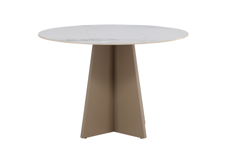 Vonge Eetkamertafel - ø 110 cm - Marmerlook -  - Rebellenclub
