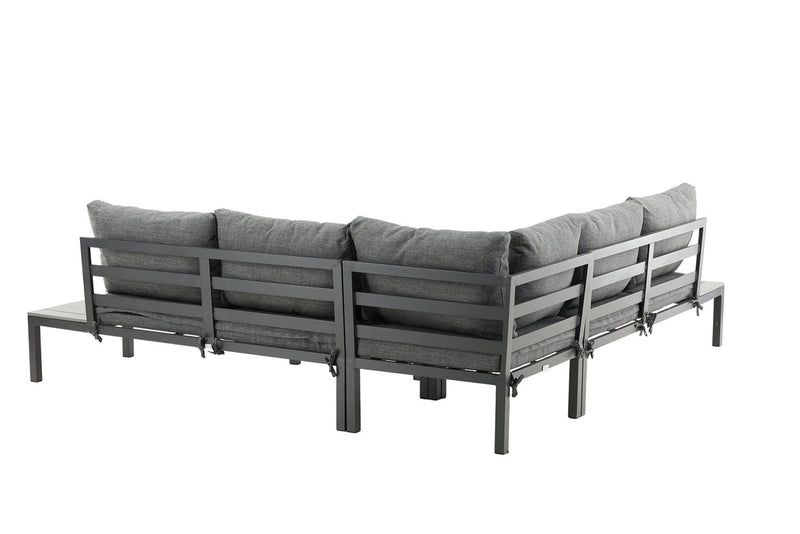 Yarro Hoekloungeset - Zwart - Loungesets - Rebellenclub